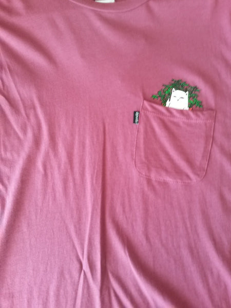 Ripndip S/S Pocket Tee "Burgundy"