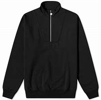 Polar Zip Neck Crew "Black"