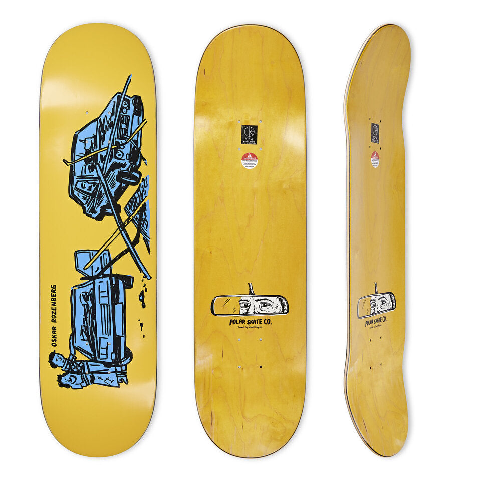POLAR OSKAR ROZENBERG デッキ Deck | Oskar Rozenberg - Rock & Roll – Polar Skate Co.