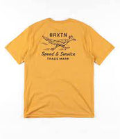 Brixton Dash S/S Tee "Mustard" (Premium Fit)