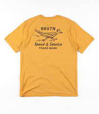 Brixton Dash S/S Tee "Mustard" (Premium Fit)