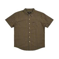 Brixton Charter S/S Shirt "Washed Black/Olive"