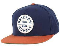 Brixton Oath lll Snapback "Navy/Copper"