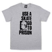 Thrasher Go To Prison S/S Tee "Grey"