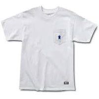 Grizzly Pocket S/S Tee "White"