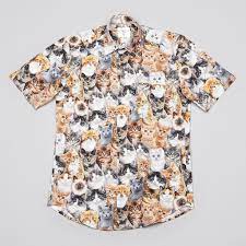 Ripndip Button Down Shirt "Cats"