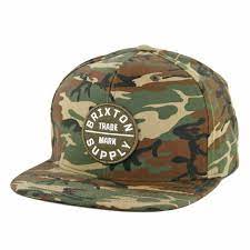 Brixton Oath lll Snapback "Olive Camo"