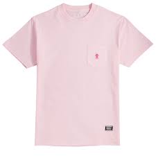 Grizzly Pocket S/S Tee "Pink"